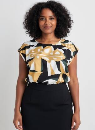 Top vert STREET ONE femme