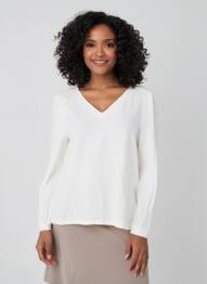 Top blanc STREET ONE femme