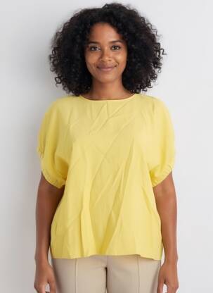 Chemisier jaune MORE & MORE femme
