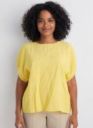 Chemisier jaune MORE & MORE femme