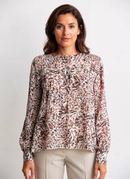 Chemisier marron ZABAIONE femme