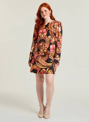 Robe courte rose MANGO femme