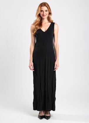 Robe longue noir STREET ONE femme