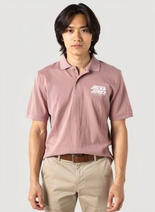 Polo violet JACK & JONES homme