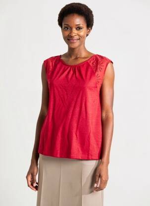 T-shirt rouge STREET ONE femme
