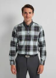 Chemise manches longues gris FRED PERRY homme