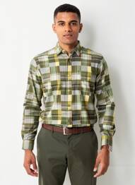 Chemise manches longues vert SCOTCH & SODA homme