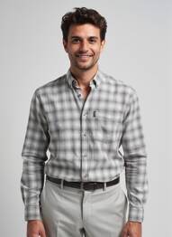 Chemise manches longues gris ESSENTIEL ANTWERP homme