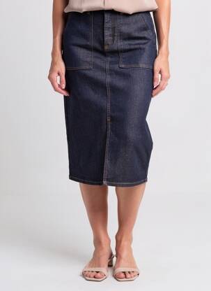 Jupe courte bleu OPUS femme