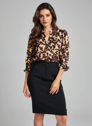 Blouse marron B.YOUNG femme