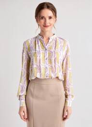 Chemisier violet TERRA DI SIENA femme