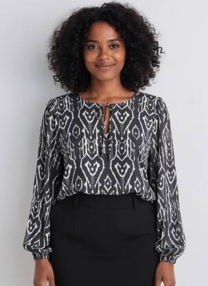 Blouse noir FREE/QUENT femme