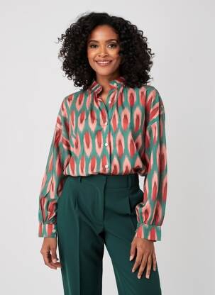 Chemisier vert SENS UNIQ femme