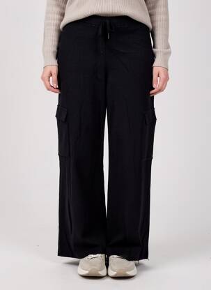 Pantalon cargo noir MANGO femme