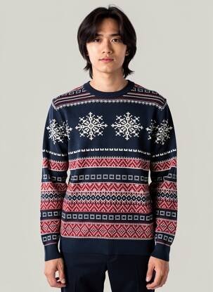Pull bleu JACK & JONES homme