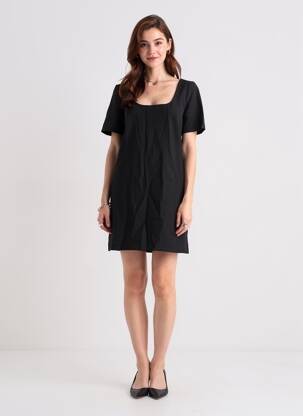 Robe courte noir MANGO femme