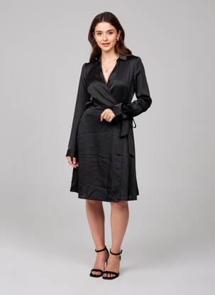 Robe mi-longue noir VERO MODA femme