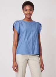 Top bleu MOLLY BRACKEN femme