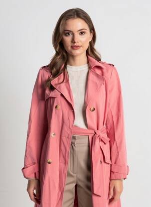 Veste casual rose NAF NAF femme