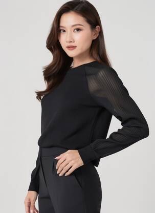 Top noir NAF NAF femme