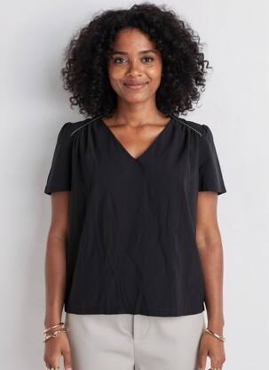 Top noir MORGAN femme