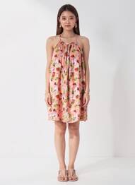 Robe courte rose SUPERDRY femme