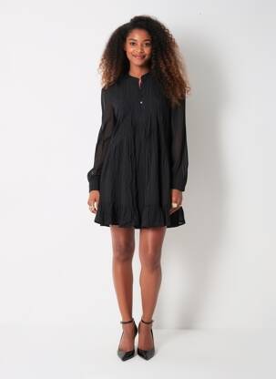 Robe courte noir MANGO femme