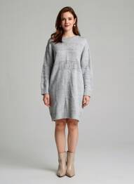 Robe courte gris NAF NAF femme