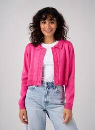 Gilet manches longues rose MOLLY BRACKEN femme