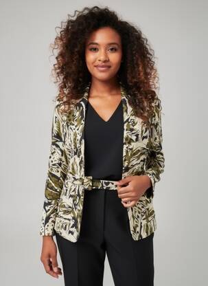 Blazer vert LE TEMPS DES CERISES femme