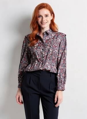 Chemisier rouge OBJECT femme