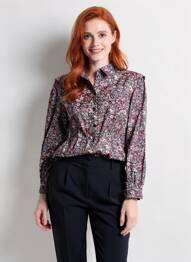 Chemisier rouge OBJECT femme