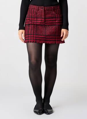 Jupe courte rouge MANGO femme