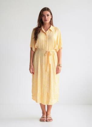 Robe mi-longue rose VERO MODA femme