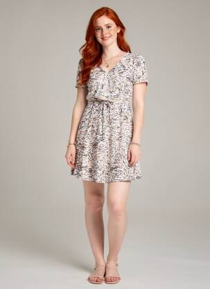 Robe courte rouge VERO MODA femme