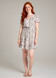 Robe courte rouge VERO MODA femme