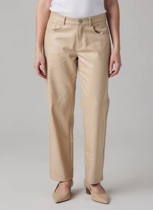 Pantalon droit beige VILA femme