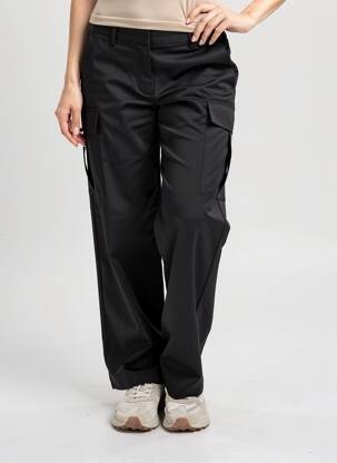Pantalon cargo noir SELECTED femme