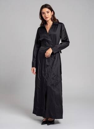 Robe longue noir YUGEN femme