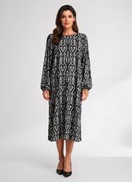 Robe mi-longue noir FREE/QUENT femme