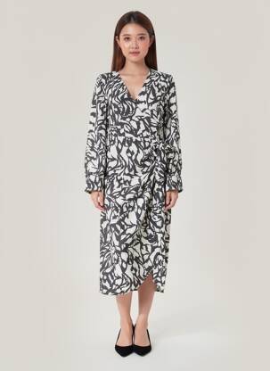Robe courte noir MANGO femme