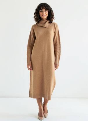 Robe longue marron ESPRIT femme