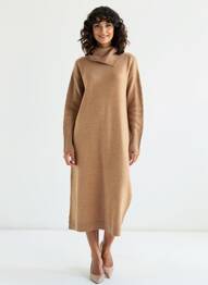 Robe longue marron ESPRIT femme