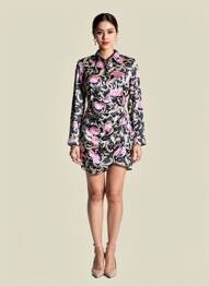 Robe courte violet MORGAN femme