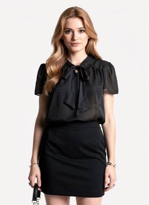 T-shirt noir MULTIPLES femme