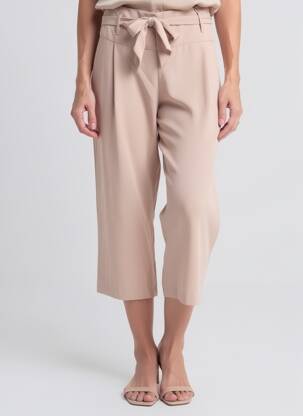 Pantalon 7/8 beige MULTIPLES femme