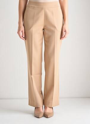 Pantalon droit marron MULTIPLES femme
