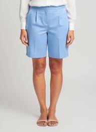Short coupe droite bleu PIECES femme