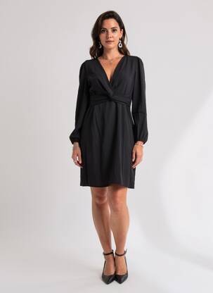 Robe mi-longue noir MOLLY BRACKEN femme