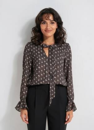 Chemisier marron MOLLY BRACKEN femme